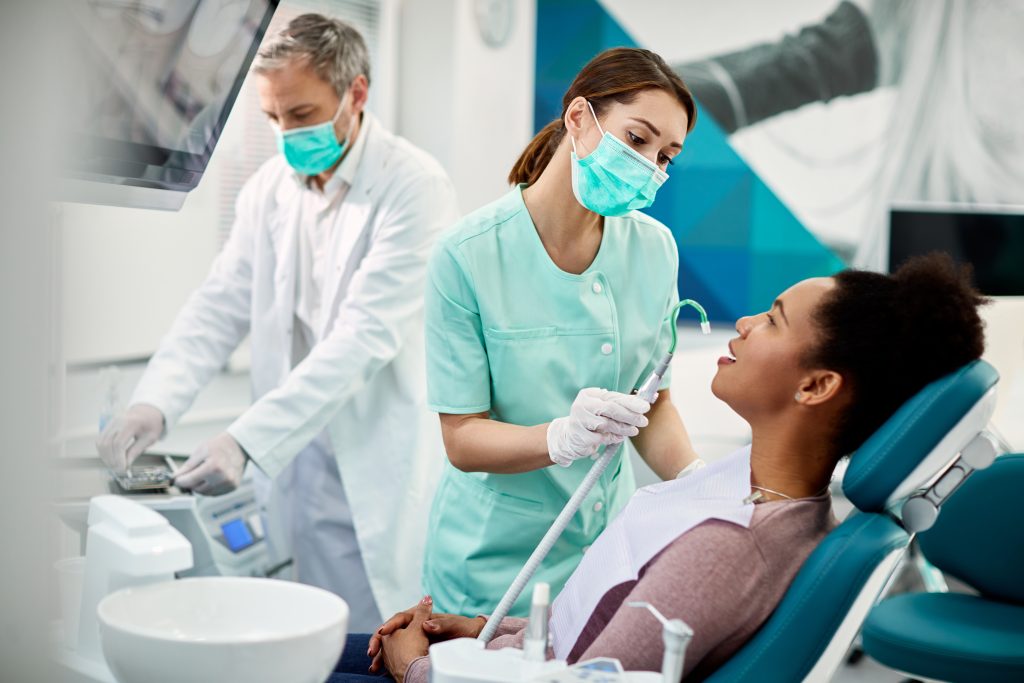 african american woman having dental treatment at 2022 11 09 03 47 34 utc